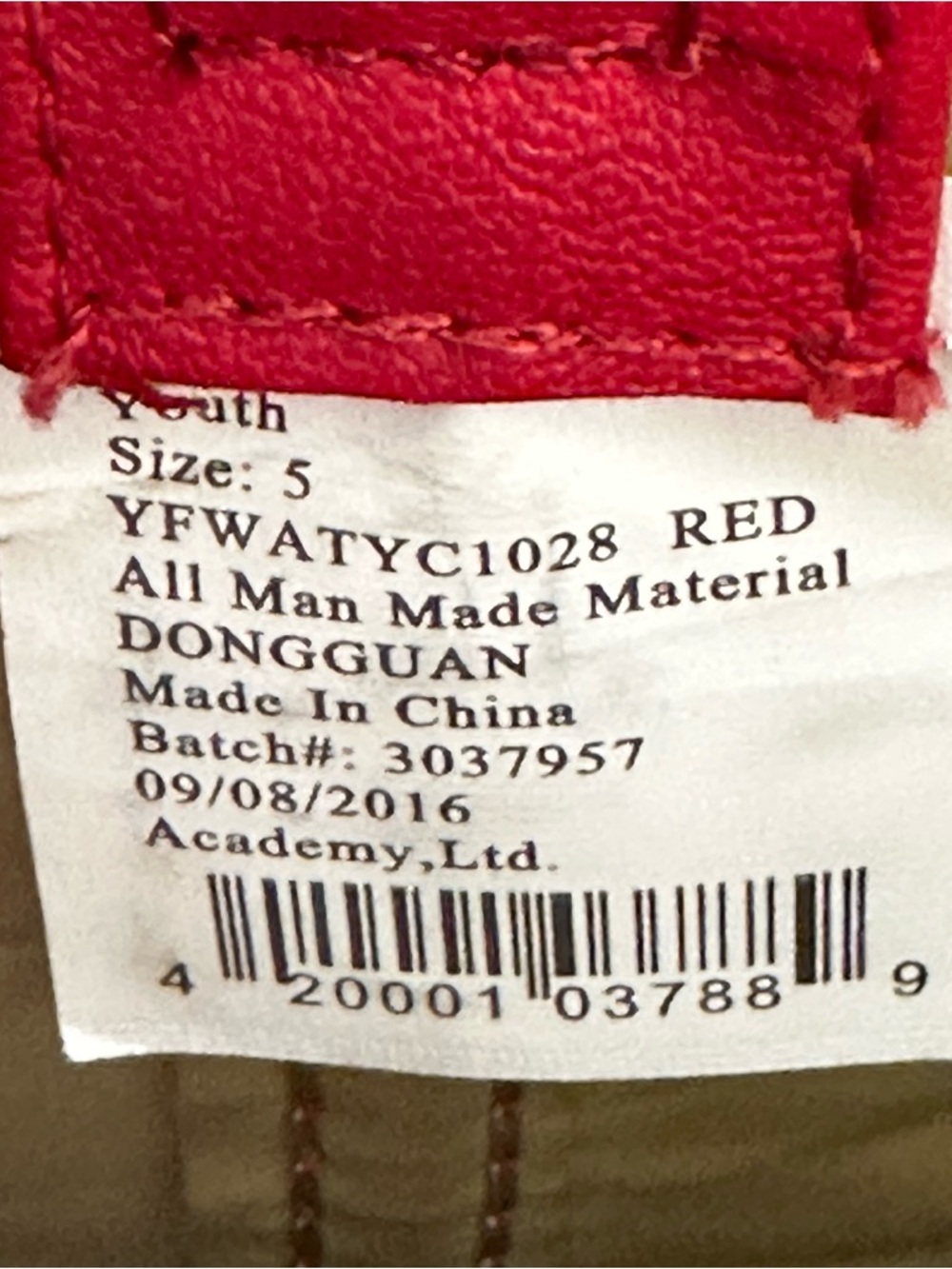 Austin Trading Co Girls Red Cowboy Boots Size: 5 New - Picture 9 of 9